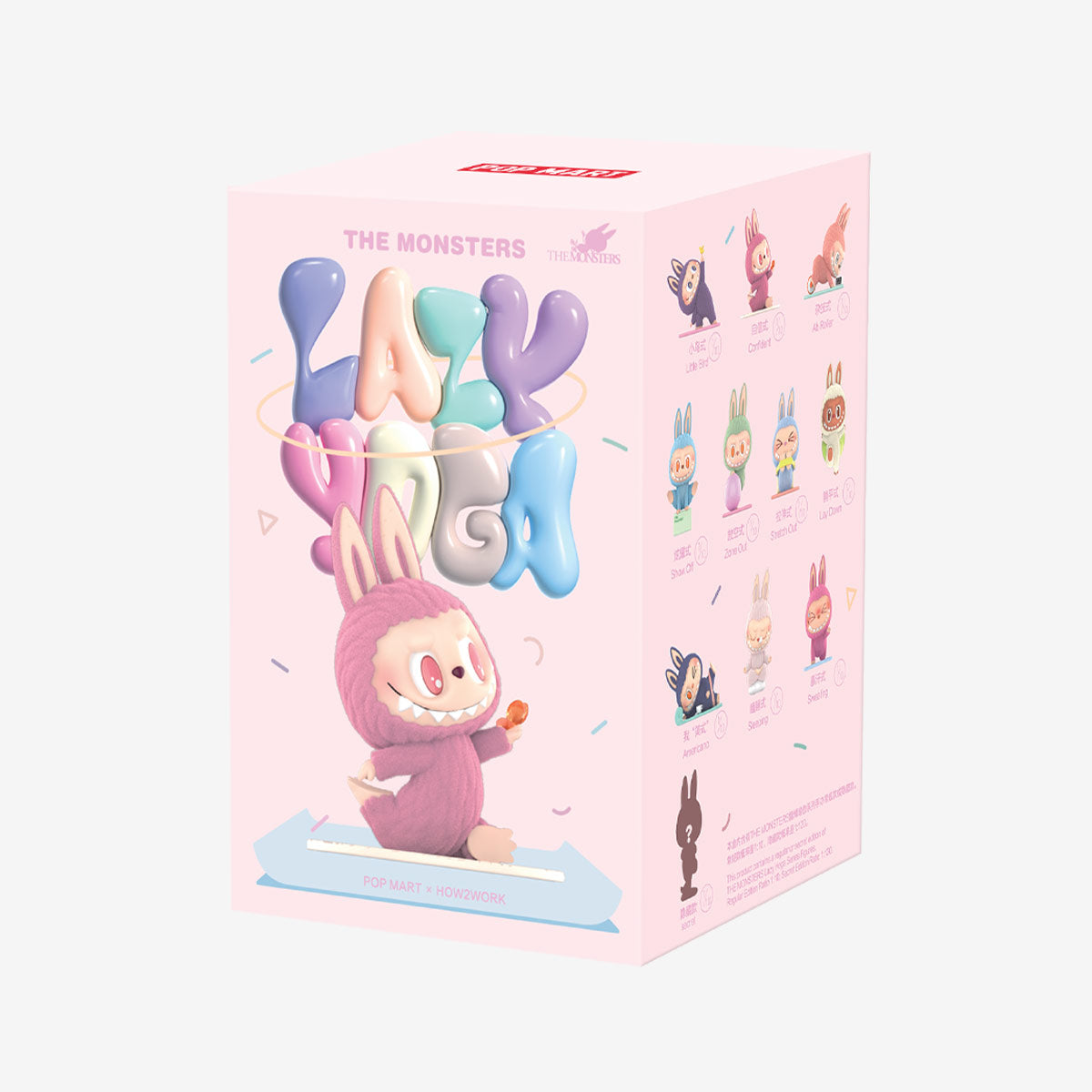 THE MONSTERS Lazy Yoga labubu Series Figures -Single Box- Blind Box