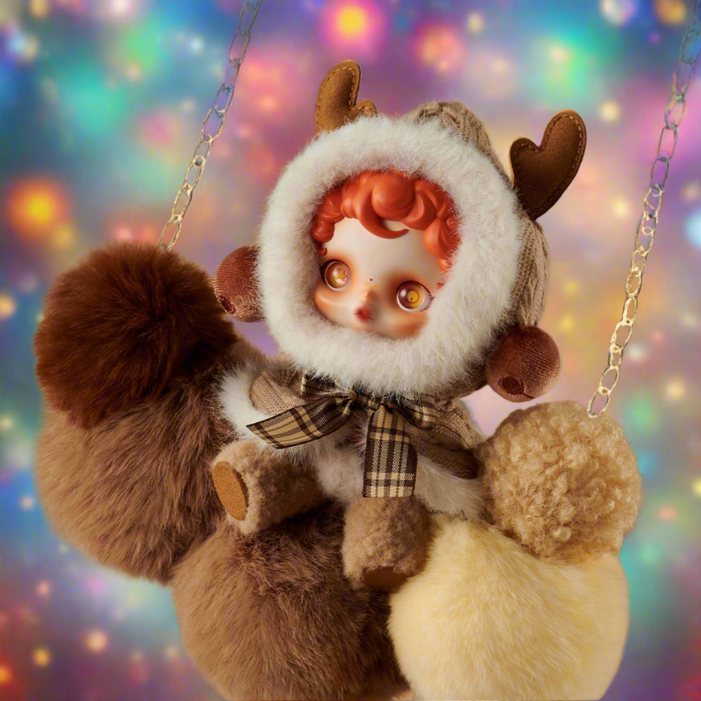 SKULLPANDA Winter Symphony Series Plush POP MART - Blind Box- Single Box
