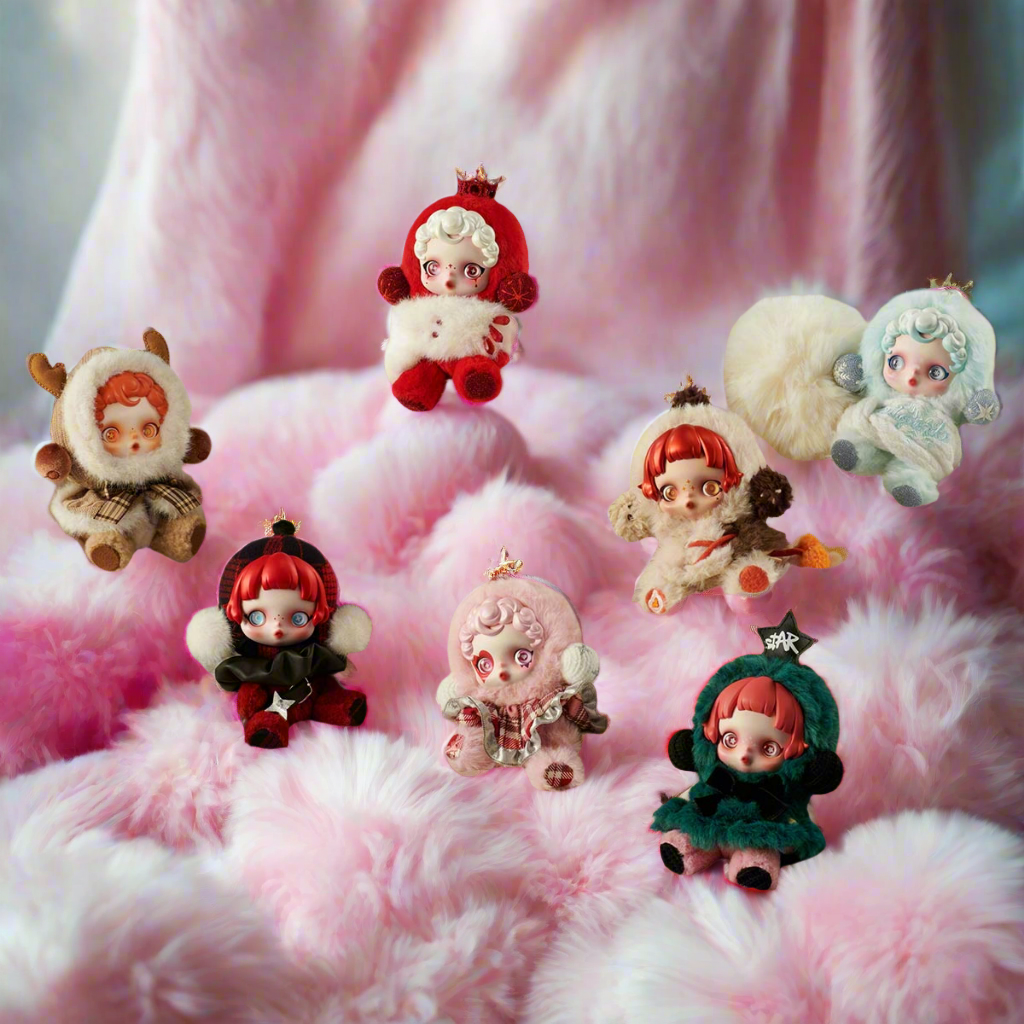 SKULLPANDA Winter Symphony Series Plush POP MART - Blind Box- Single Box