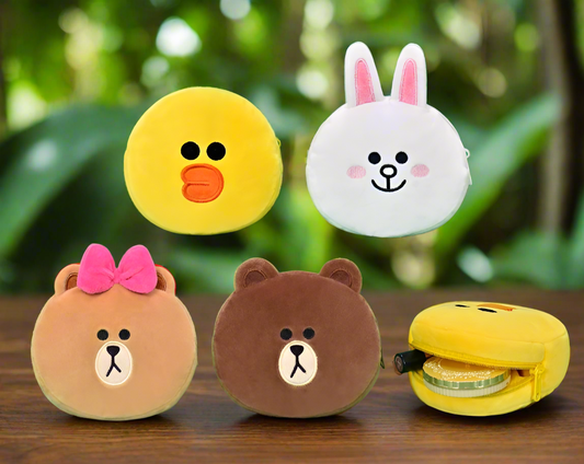 LINE FRIENDS Sminkväska Puff