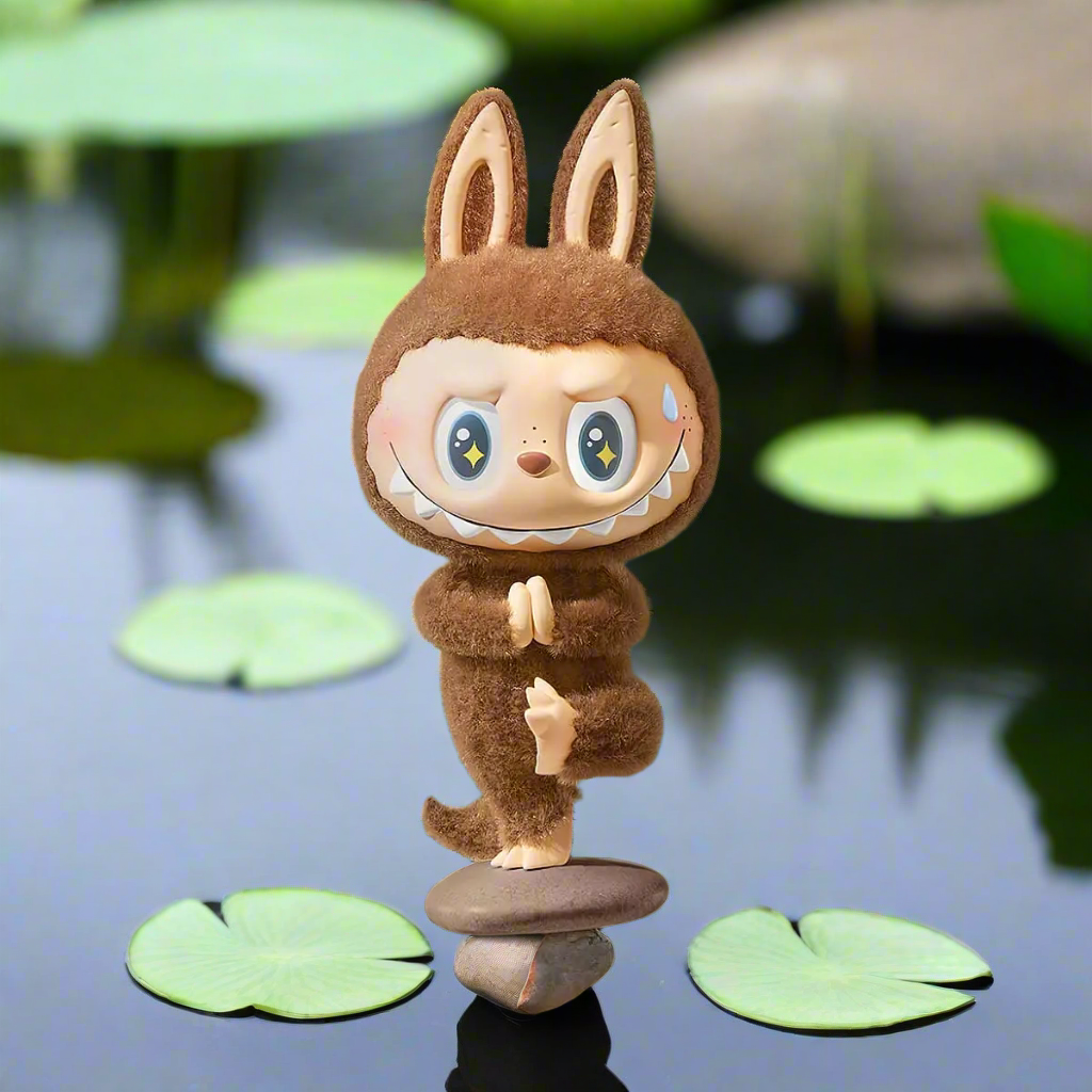 THE MONSTERS Lazy Yoga labubu Series Figures -Single Box- Blind Box