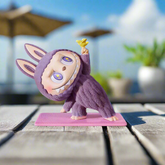 THE MONSTERS Lazy Yoga labubu Series Figures -Single Box- Blind Box