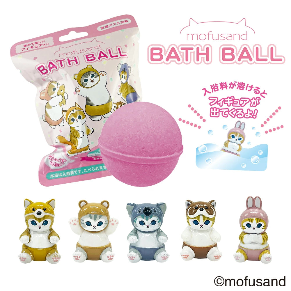 Mofusand Bath Ball Rosa - Blindpåse