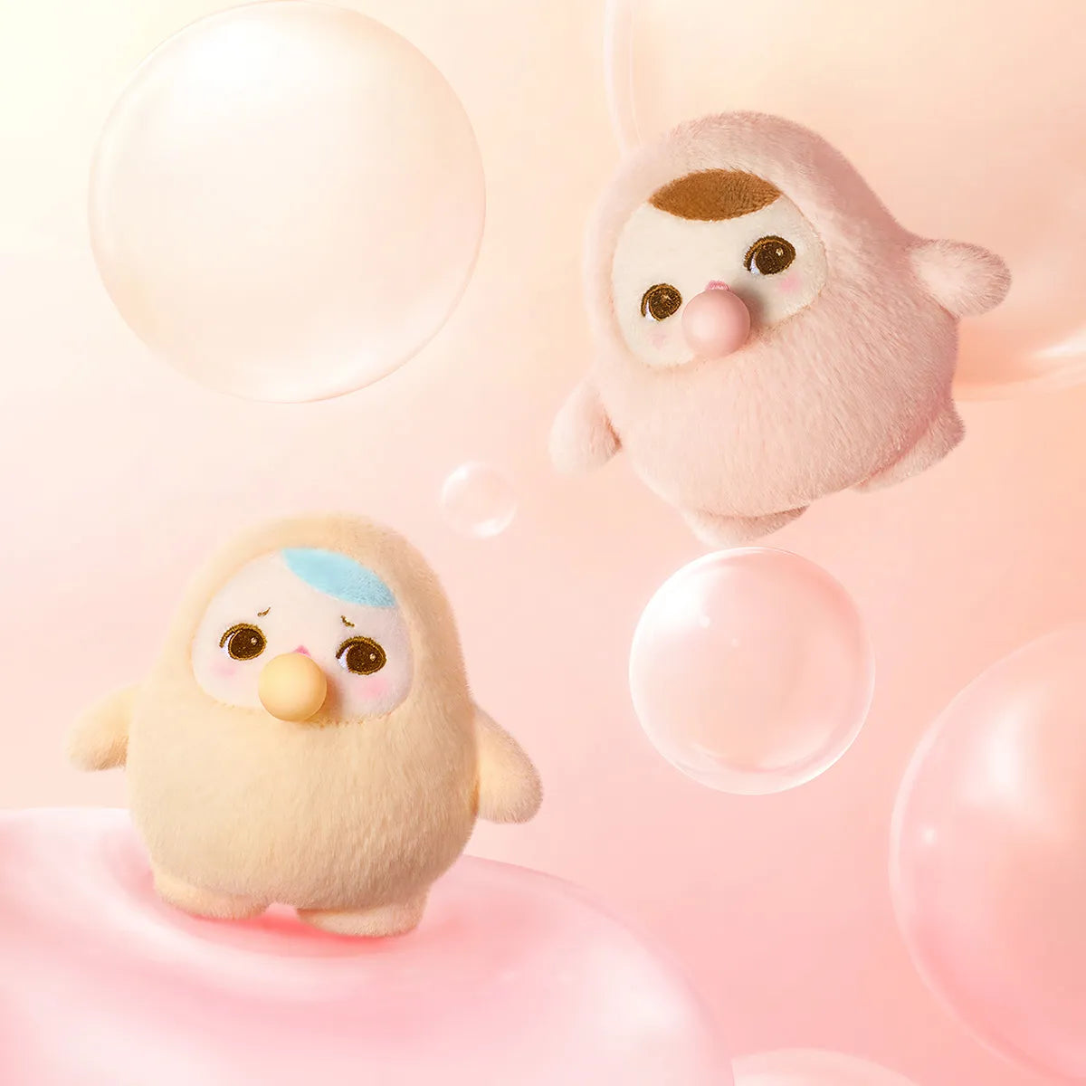 PUCKY BEANIE BUBBLE UP SERIES-Plush Pendant Blind Box Single Box POP MART