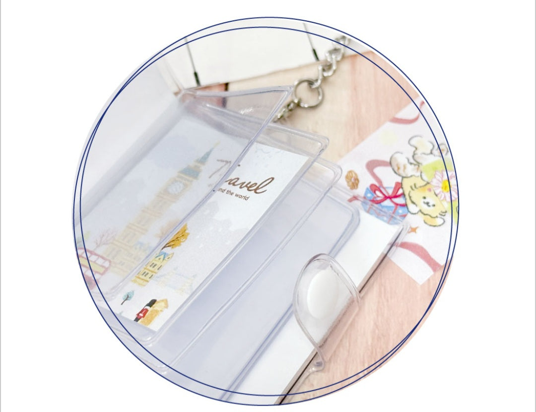Shiba Nyckelring - Mini Photo Album Keychain