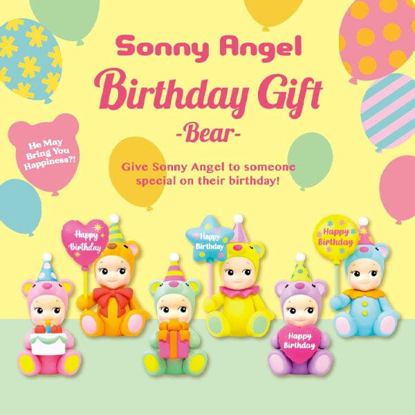 Sonny Angel Birthday Gift Bear Series Blind box Single Box