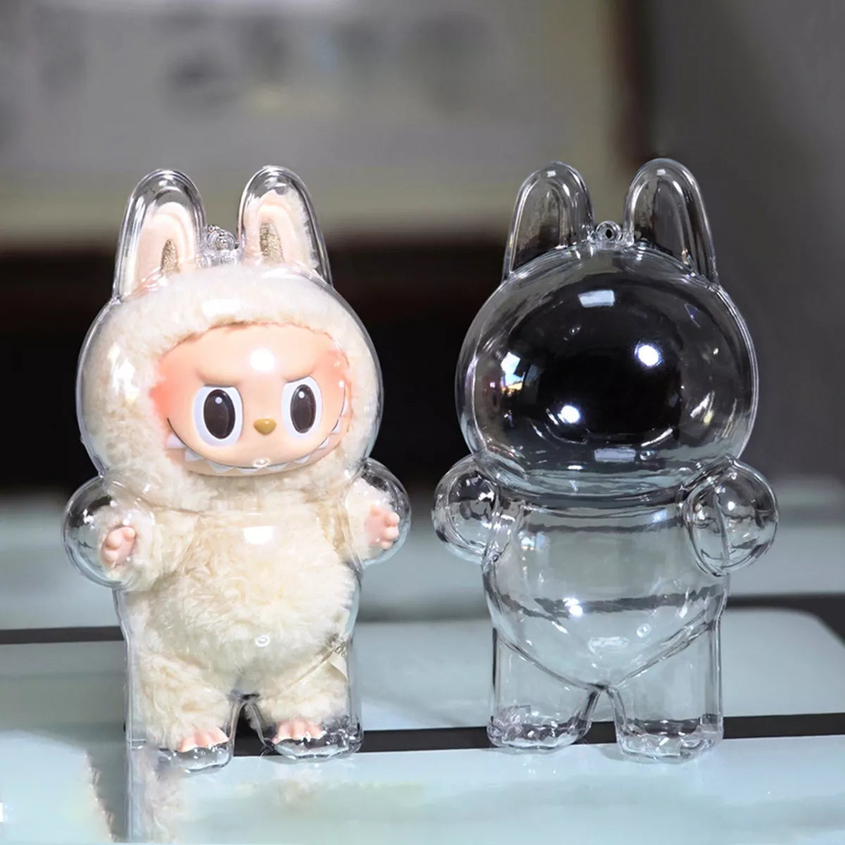 Labubu Exciting Macaron skyddsfodral transparent