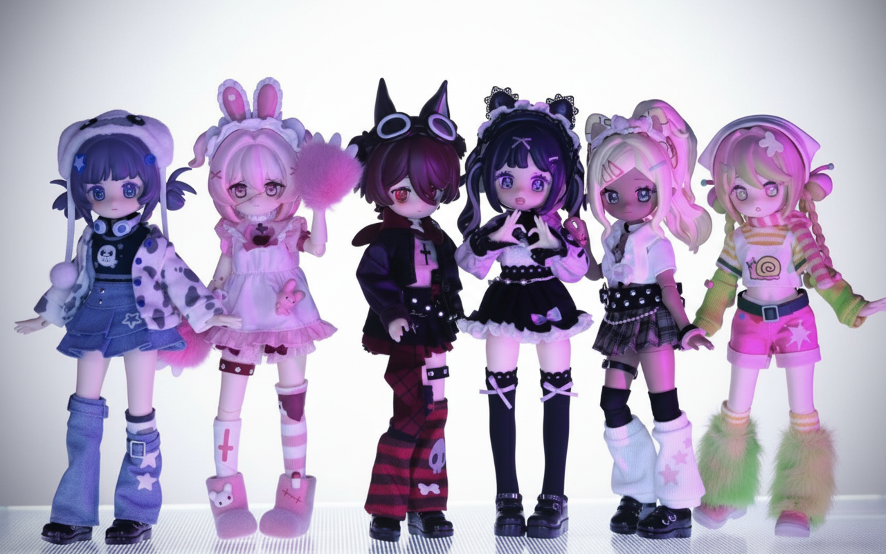 Electronic Pet Game World Series 1/12 BJD Blind Box Single Box