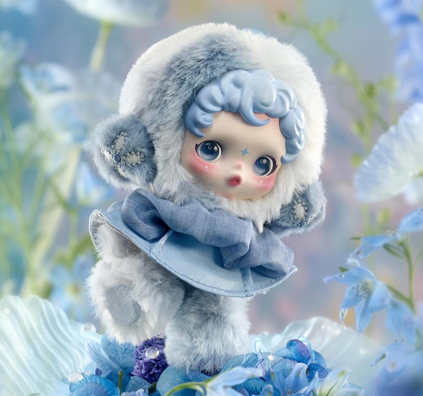 SKULLPANDA L’impressionnisme Series Plush Doll Blind Box Single Box