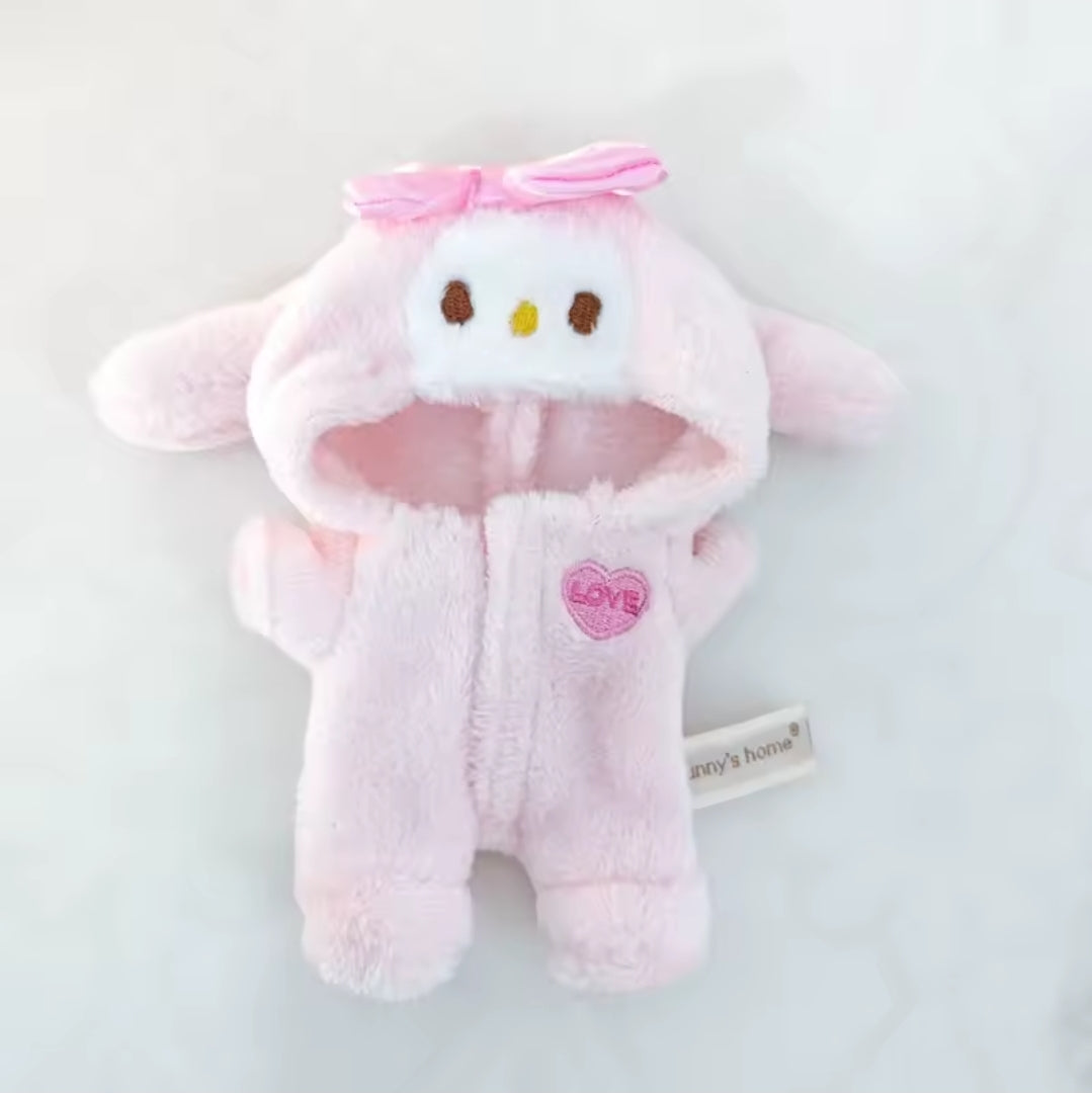 Labubu kläder Rosa