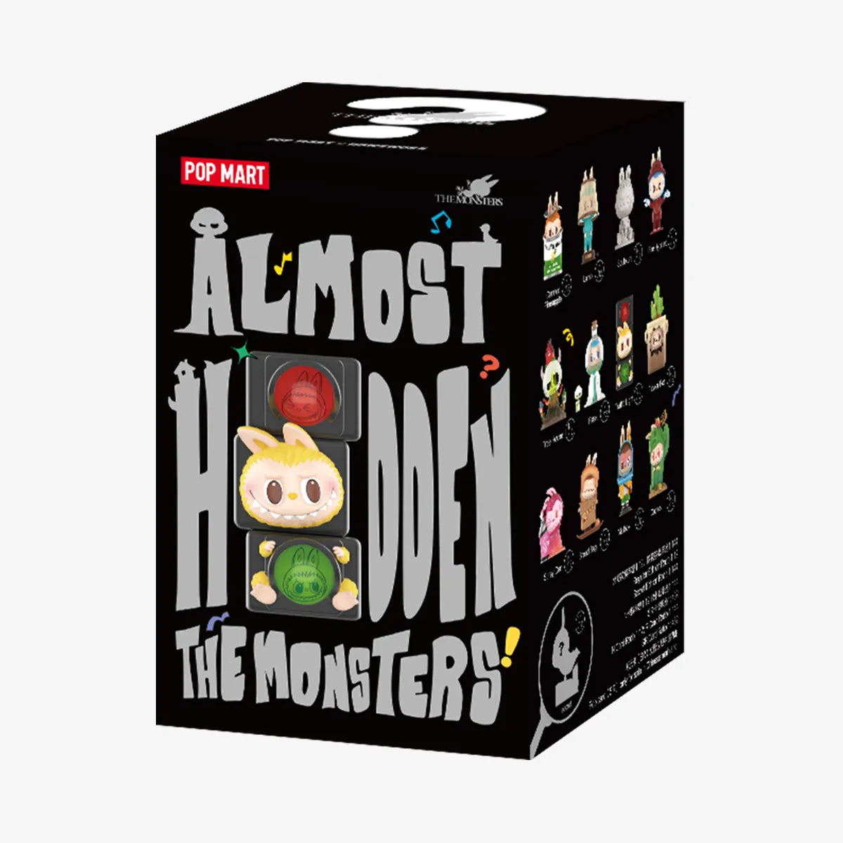 THE MONSTERS Labubu Almost Hidden Series Figures Blind Box Single Box