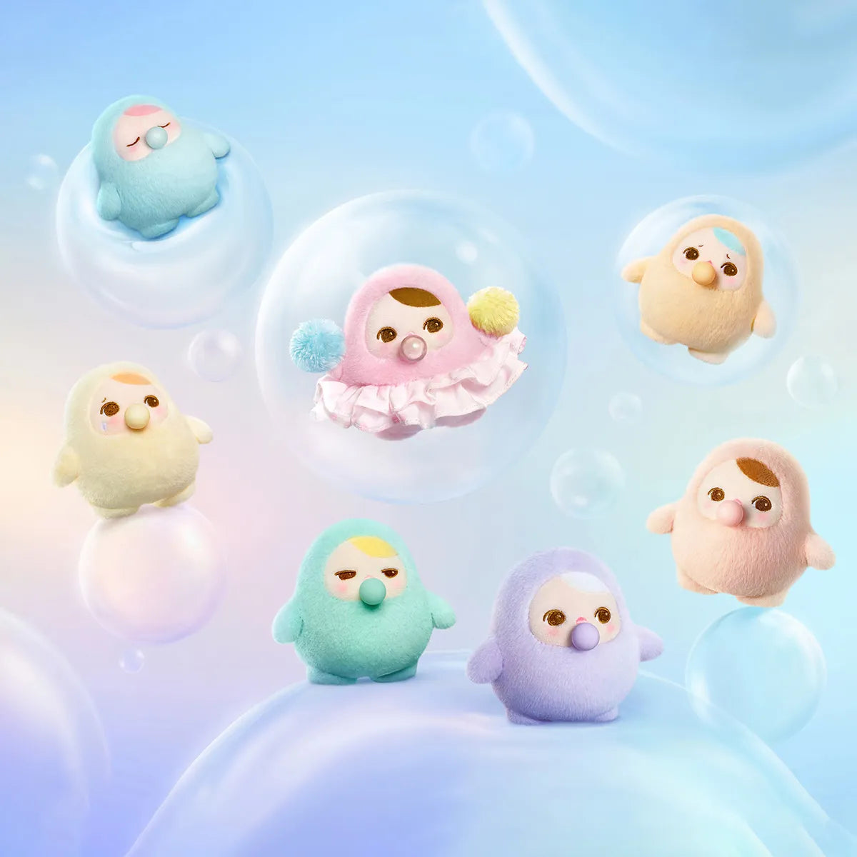 PUCKY BEANIE BUBBLE UP SERIES-Plush Pendant Blind Box Single Box POP MART
