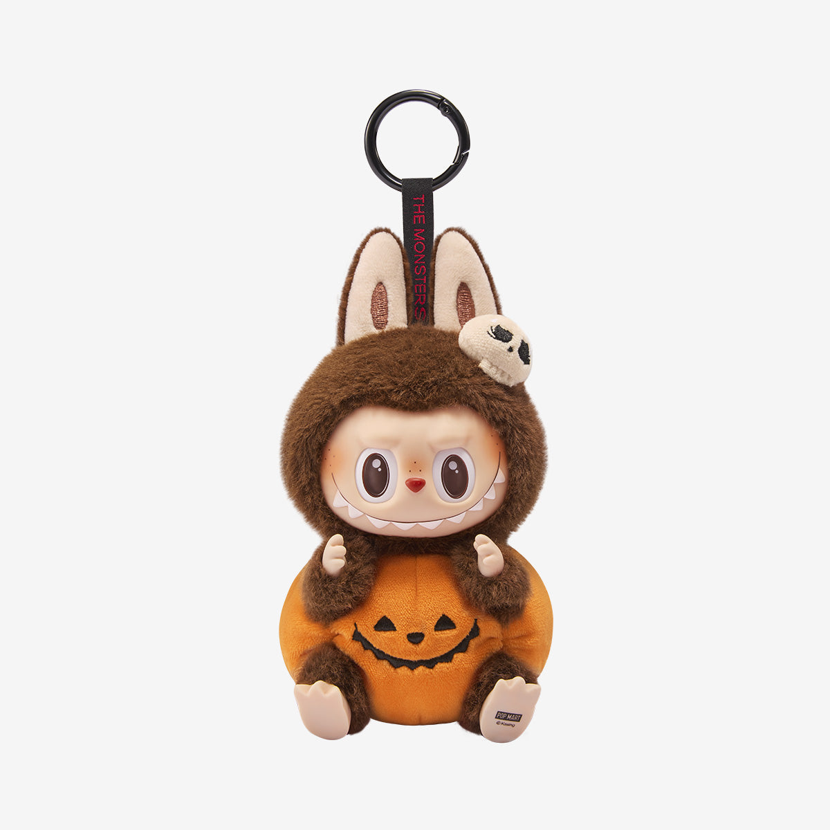 Pop Mart Labubu The Monsters Happy Halloween Party Series-Sitting Pumpkin Vinyl Plush