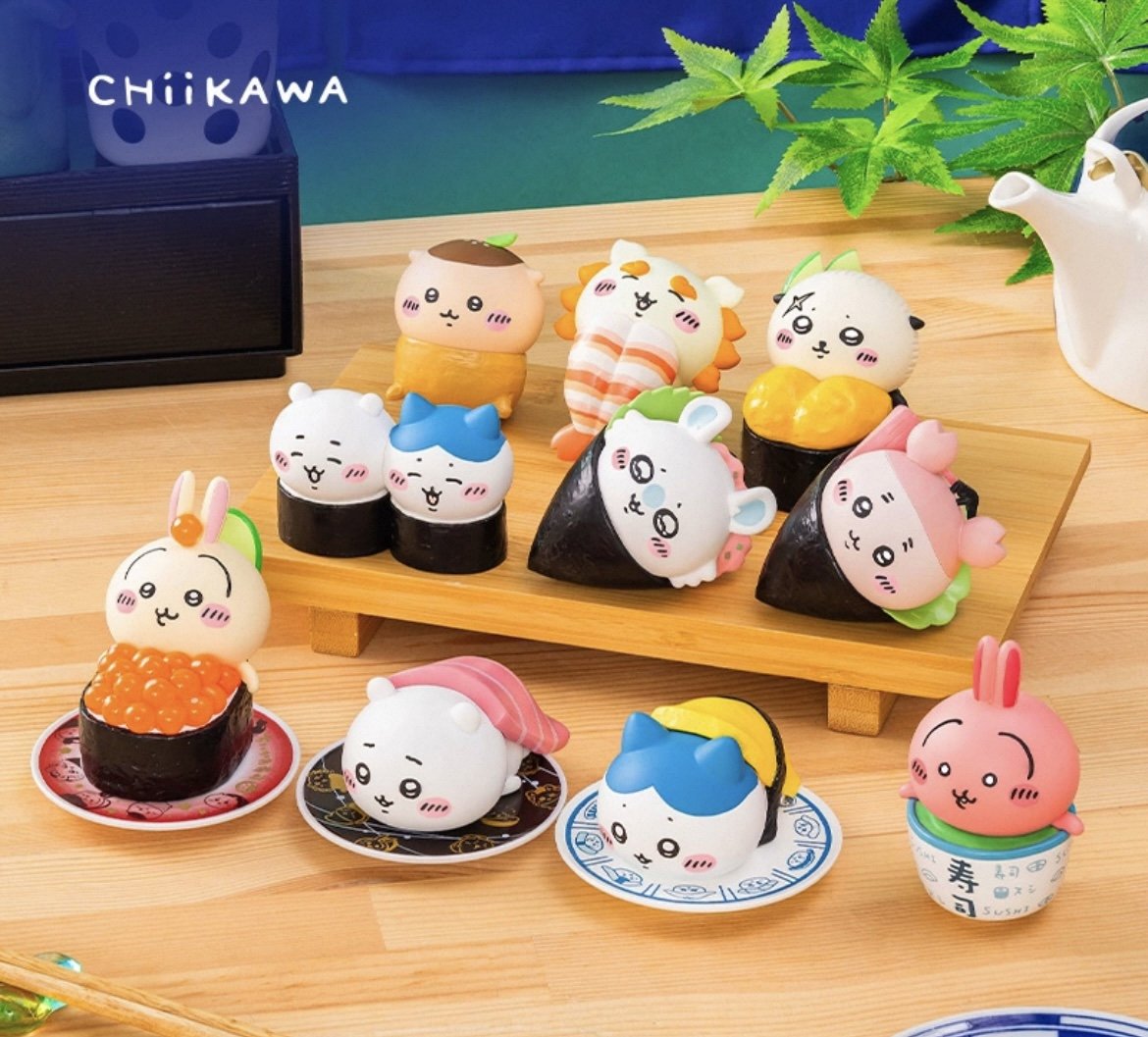 Chiikawa Sushi Series Figures Blind Box Single box