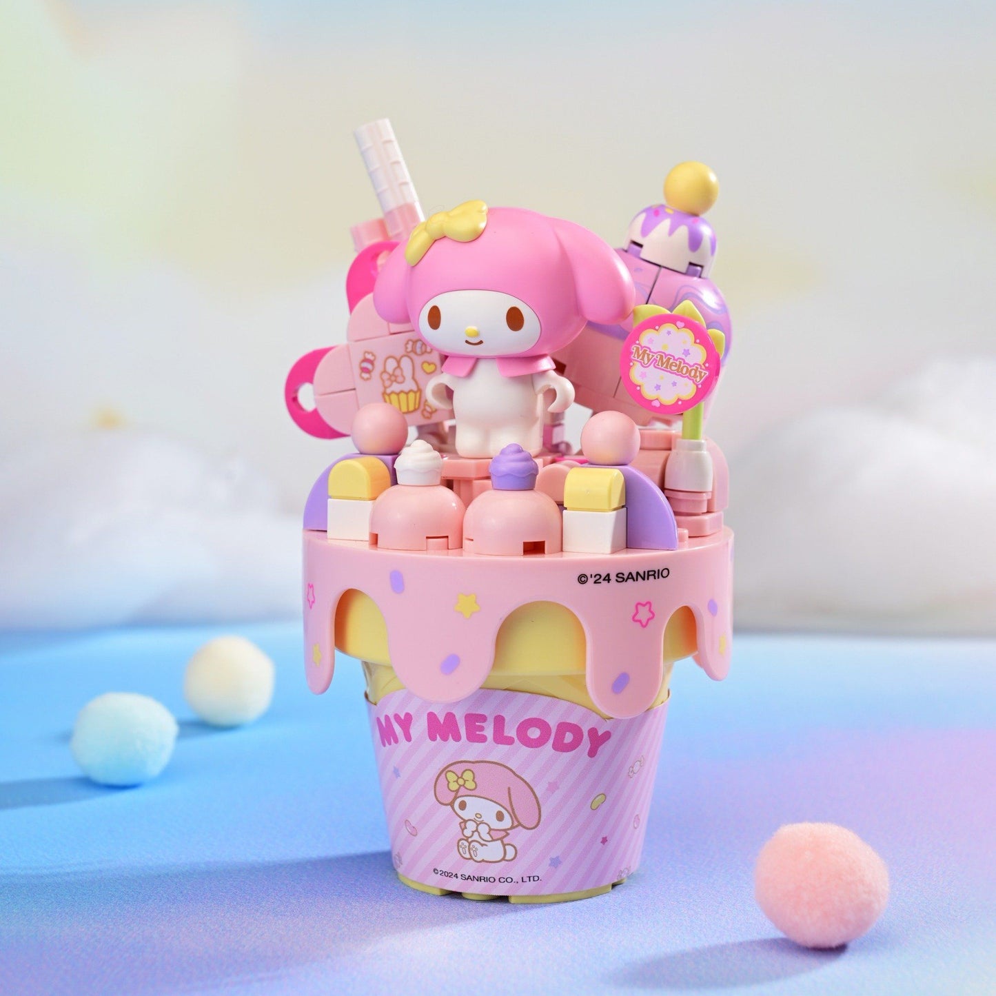 KEEPPLAY Sanrio Glass Cone MELODY Byggkloss