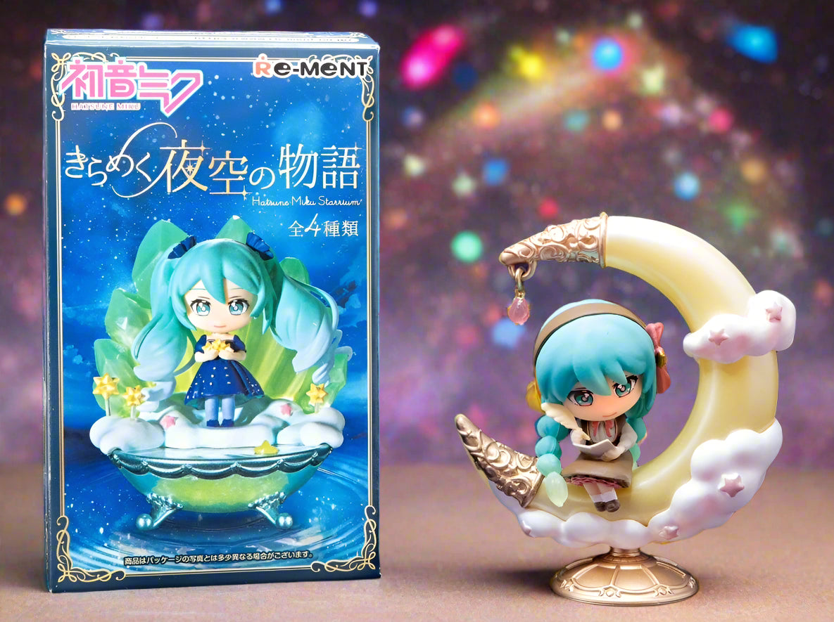 Hatsune Miku Night Sky Story Starrium Re-Ment Blind Box, Single Box