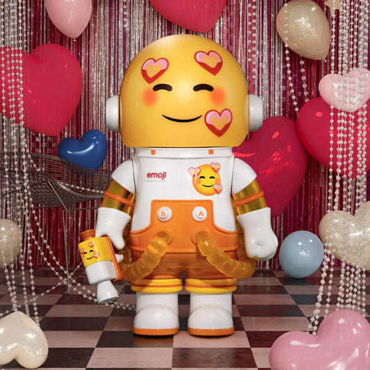 MEGA SPACE MOLLY 100% × emoji™ Series Blind Box Single Box