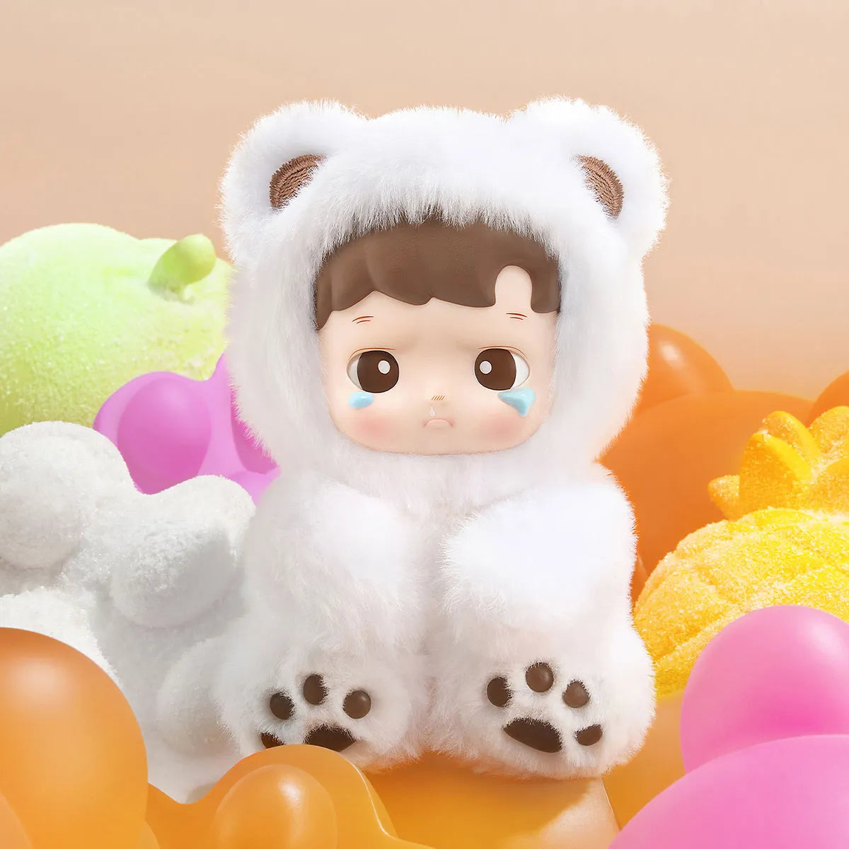 HACIPUPU Gummy Bear Series-Vinyl Plush Pendant Blind Box Single Box