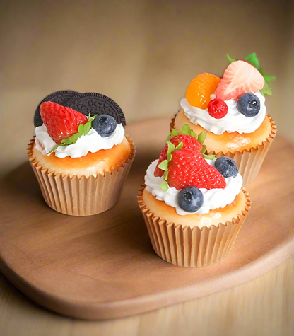 1 st slumpmässig realistisk muffinsdekoration