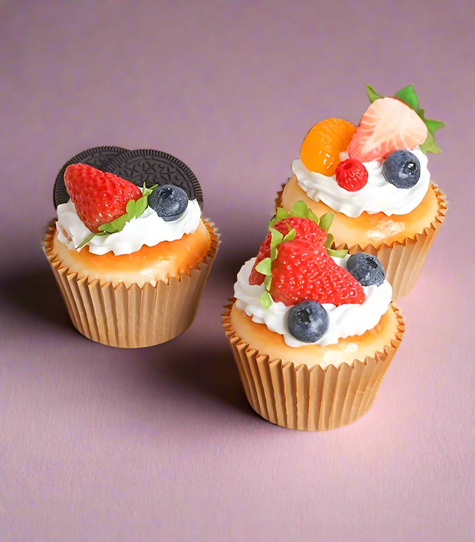 1 st slumpmässig realistisk muffinsdekoration