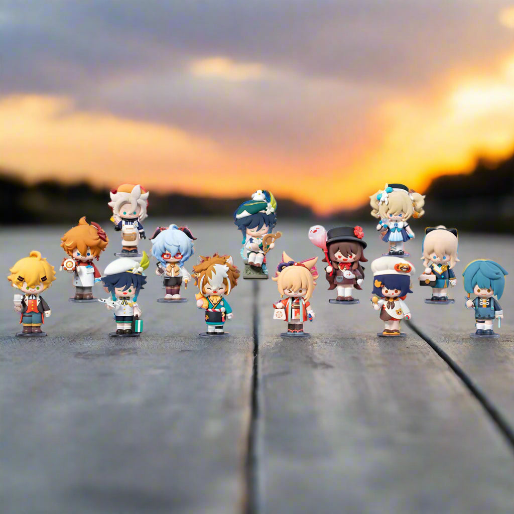 Genshin Impact Dress-Up Dreams Themed Chibi Series Figures POP MART- Single Box- Blind Box