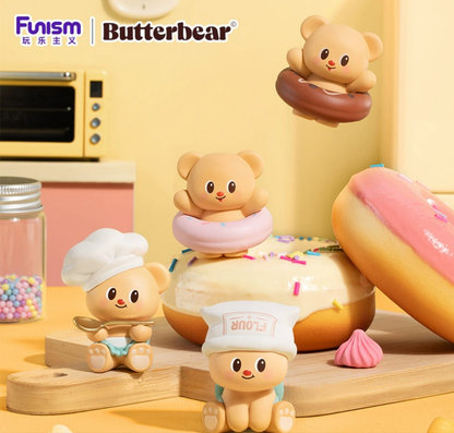 Funism x Butterbear Baking Master Series Bear Head Blind Box Single Box (3-in-1)