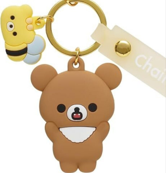 Rilakkuma Chairoikoguma Nyckelring