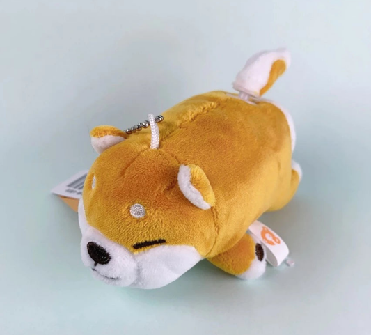 Svansviftande Shiba-Inu Keychain