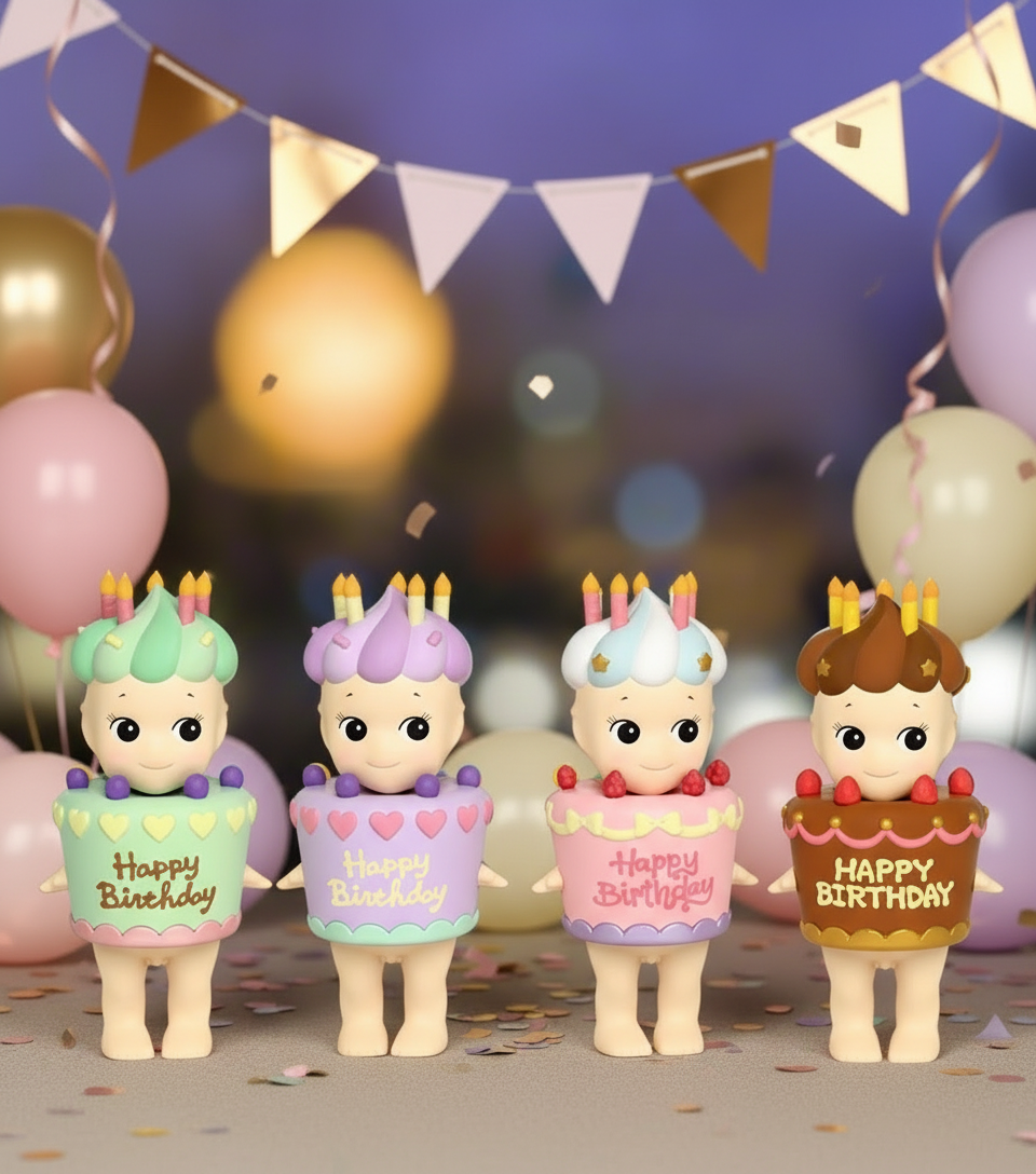 Sonny Angel - Birthday Gift Cake Series Blind Box Single Box