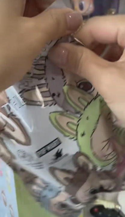 Exciting Macaron Labubu - Allra Första Macaron Versionen - Blind Box Single Box - Krämfärgade tygetikett-Begränsat Antal!