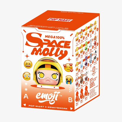 MEGA SPACE MOLLY 100% × emoji™ Series Blind Box Single Box