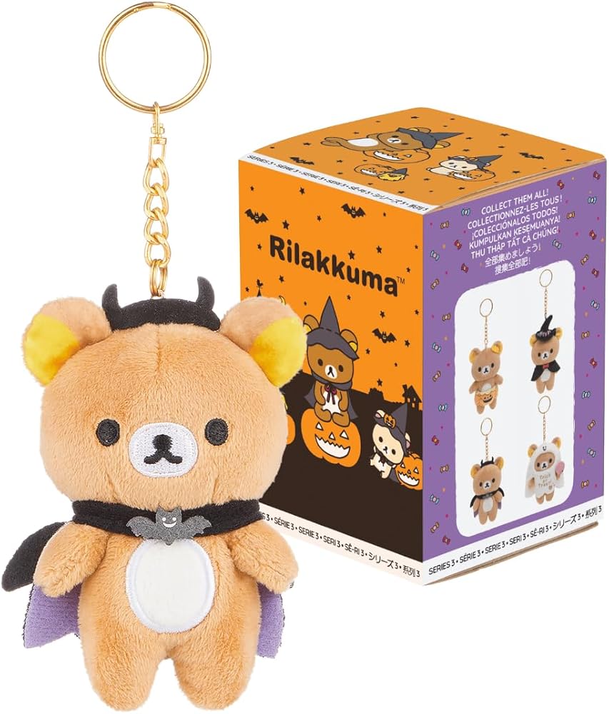Rilakkuma Halloween Keychain Blind Box Single Box