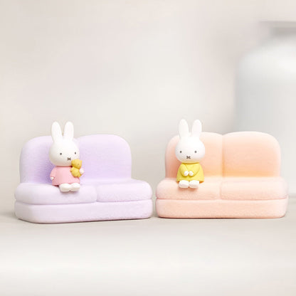 Miffy Sofa Phone Stand/Card Stand/Sofa For Dolls - Blind Box Single Box