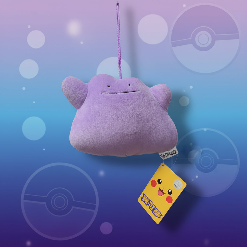 Ditto Plush Pokémon Original 15 cm