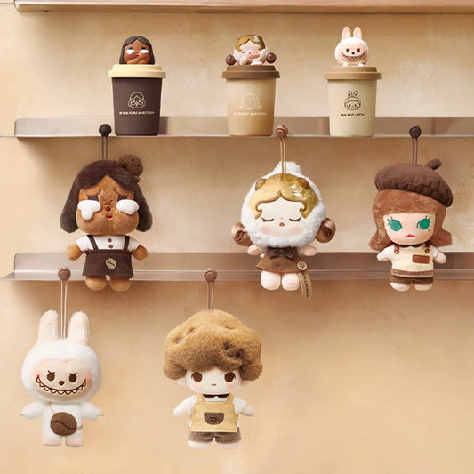 POP BEAN Coffee Factory Series-Plush Pendant Blind Box Single Box