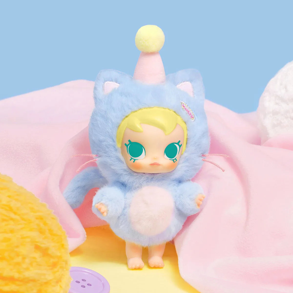 Baby Molly Pocket Friends Series-Vinyl Plush Pendant Blind Box Single Box