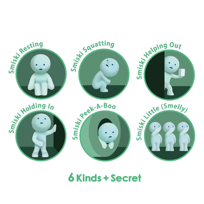 Smiski Toilet Series Blind Box Single Box