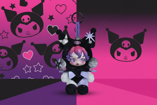 SKULLPANDA × KUROMI Plush