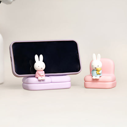 Miffy Sofa Phone Stand/Card Stand/Sofa For Dolls - Blind Box Single Box