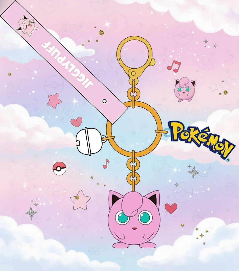 Pokémon Nyckelring Jigglypuff (licensierad Pokémon-produkt)