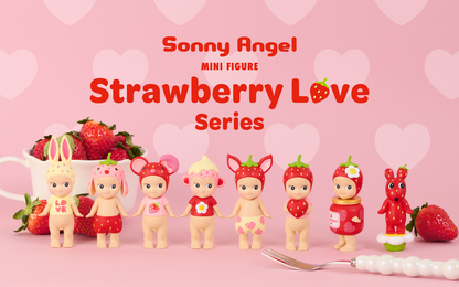 Sonny Angel Strawberry Love Series Blind Box Single Box