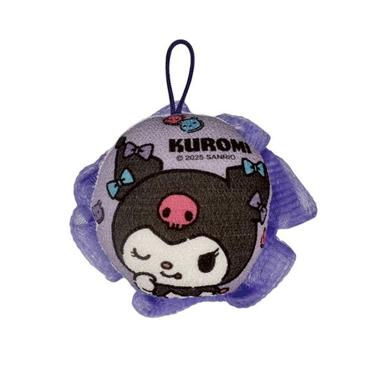 Kuromi Body Puff & Badsvamp 10x10x7cm