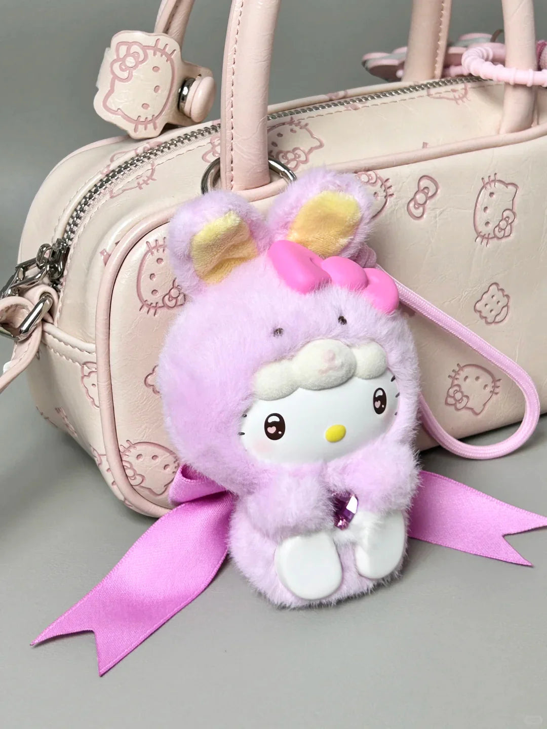 Sanrio Diamond Bunny Baby Plush Charm Blind Box Single Box