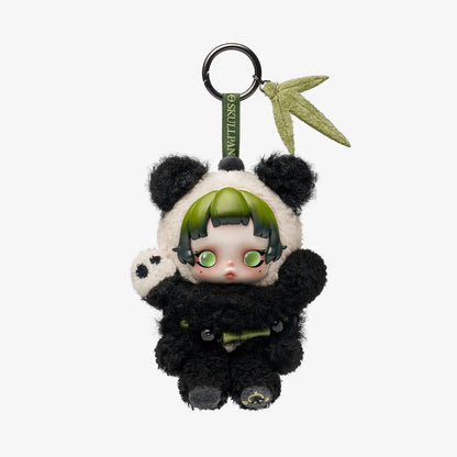 SKULLPANDA Lazy Panda Plush Doll Pendant POP MART
