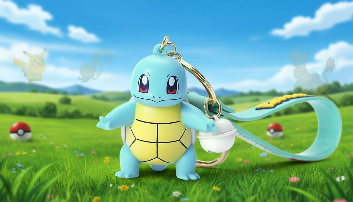 Pokémon Nyckelring Squirtle (licensierad Pokémon-produkt)