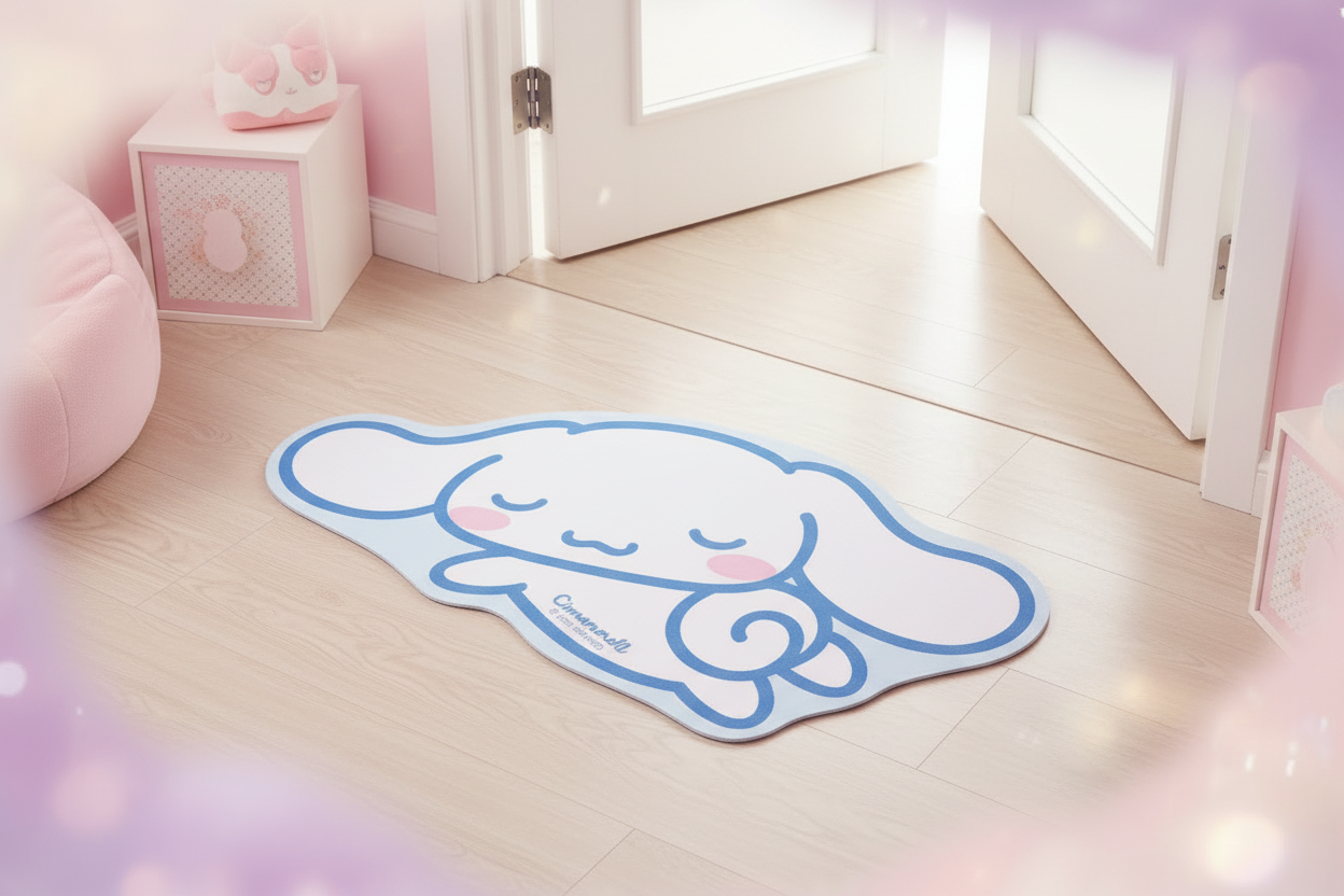 Sanrio-formad dörrmatta - Cinnamoroll 68*34cm