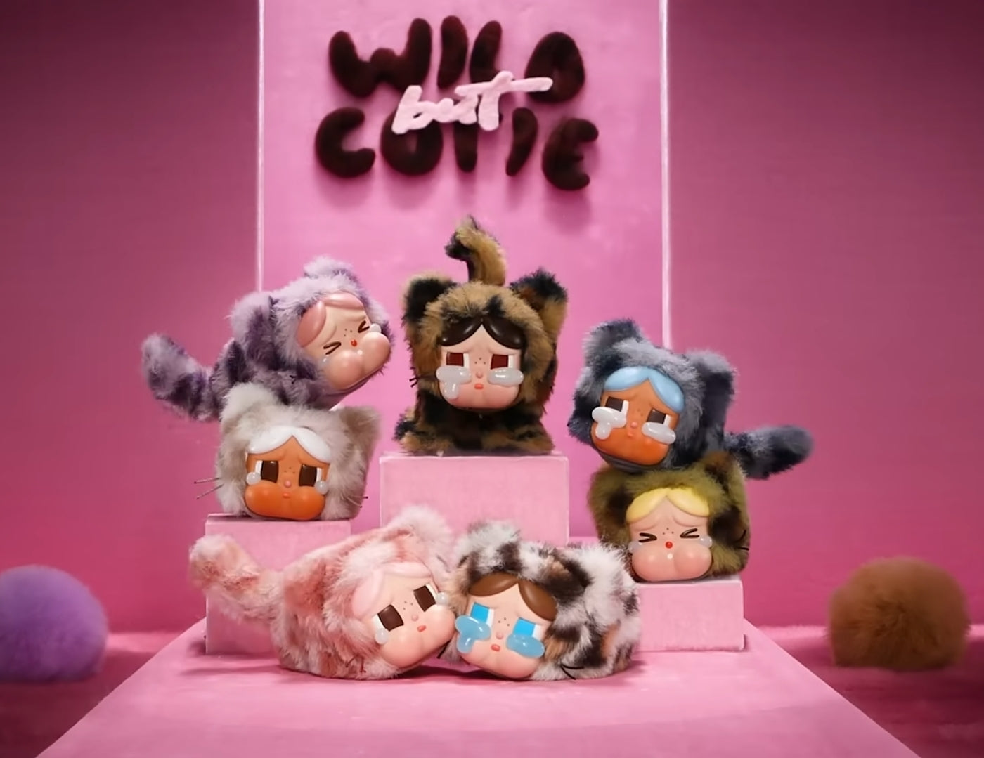 CRYBABY Wild but Cutie Series - Vinyl Plush Pendant Blind Box Single Box