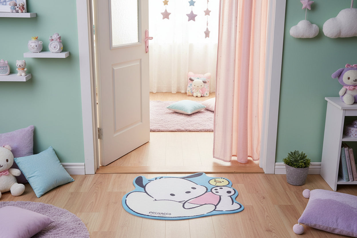 Sanrio-formad dörrmatta - Pochacco 51*46cm