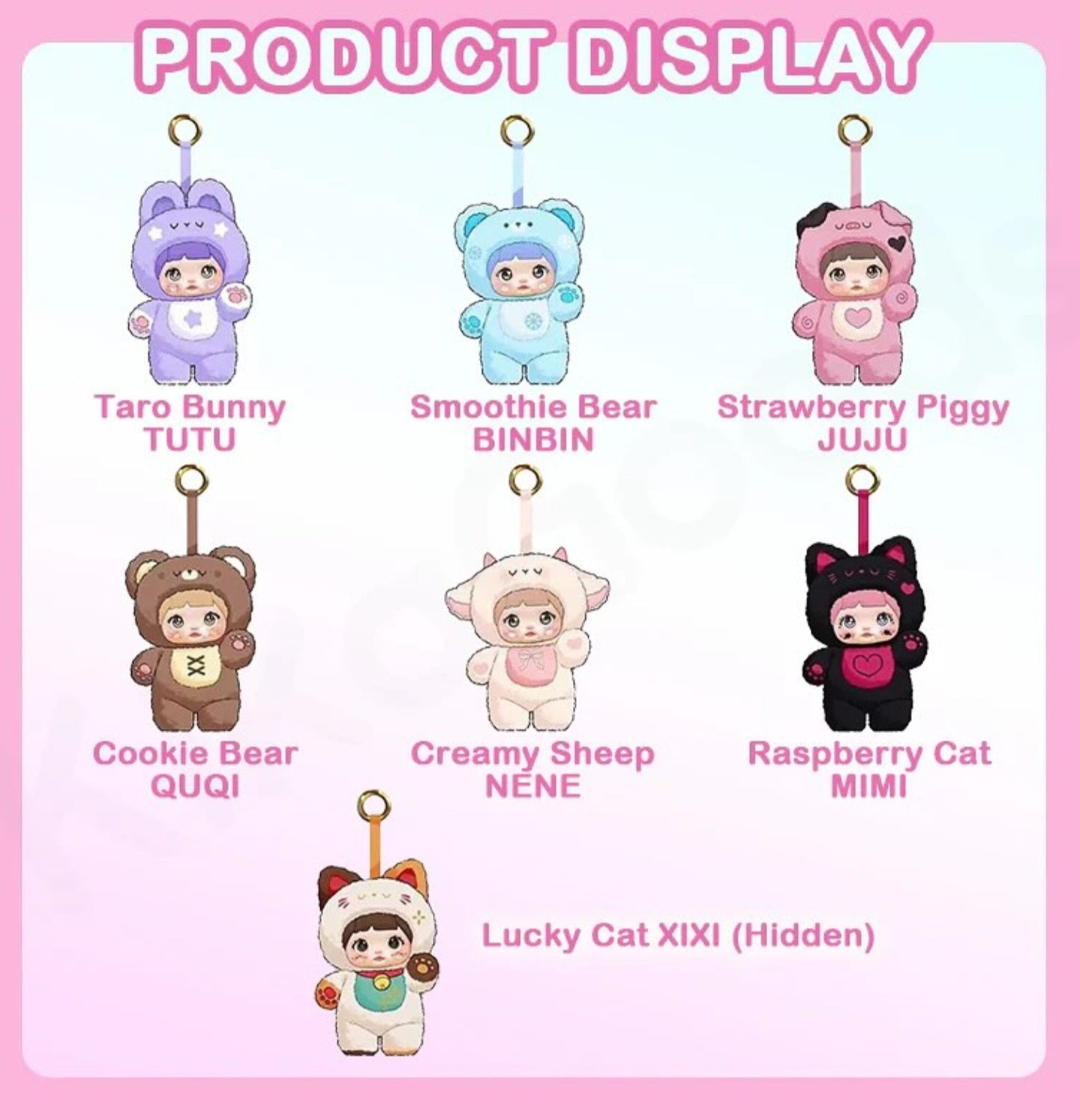 Nommi Loveliness Never Ends Series Plush Blind Box Single Box