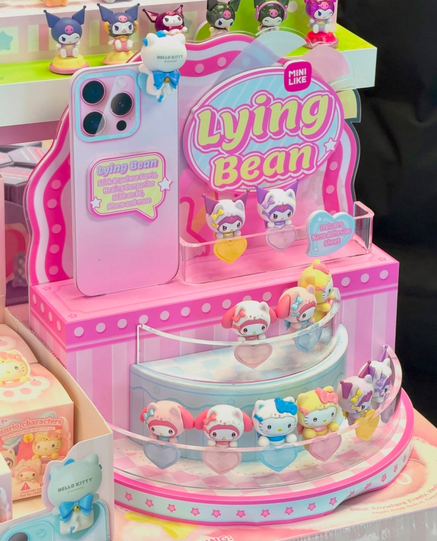 Sanrio Characters Guardian Meow Squad Series Lying Bean Blind Box Single Box